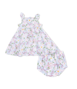 Angel Dear Magnolias - Ruffle Sundress with Bloomer