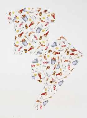 Southern Slumber Crawfish Boil 2 Pc Bamboo Pajama Set