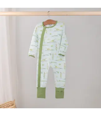 Nola Tawk Gator Games Zipper Pajama