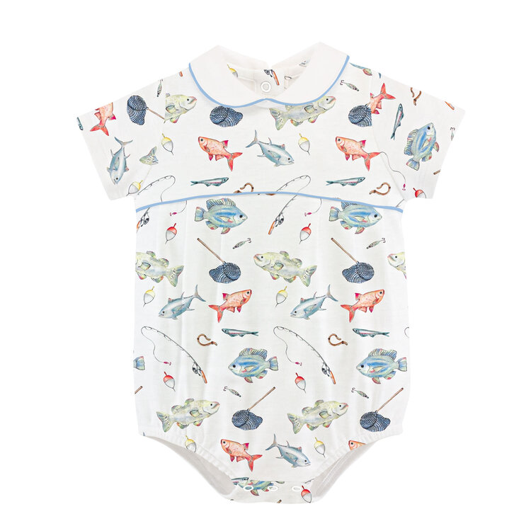 Baby Club Chic Fishing Day Collared Bubble