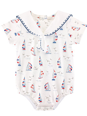 Baby Club Chic Harbor Days Sailor Collar Bubble