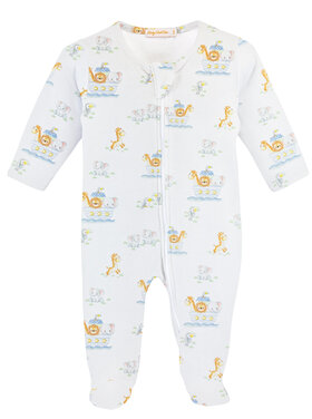 Baby Club Chic Noah's Ark Zipped Footie