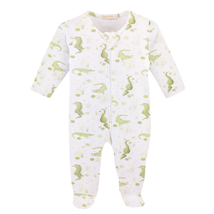 Baby Club Chic River Crocs Zipped Footie