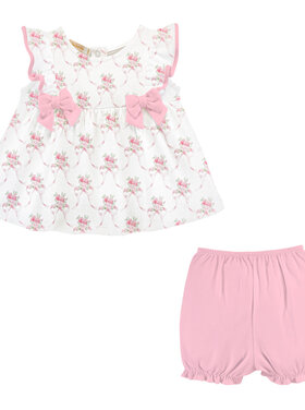 Baby Club Chic Sweet Bows Blouse & Short Set