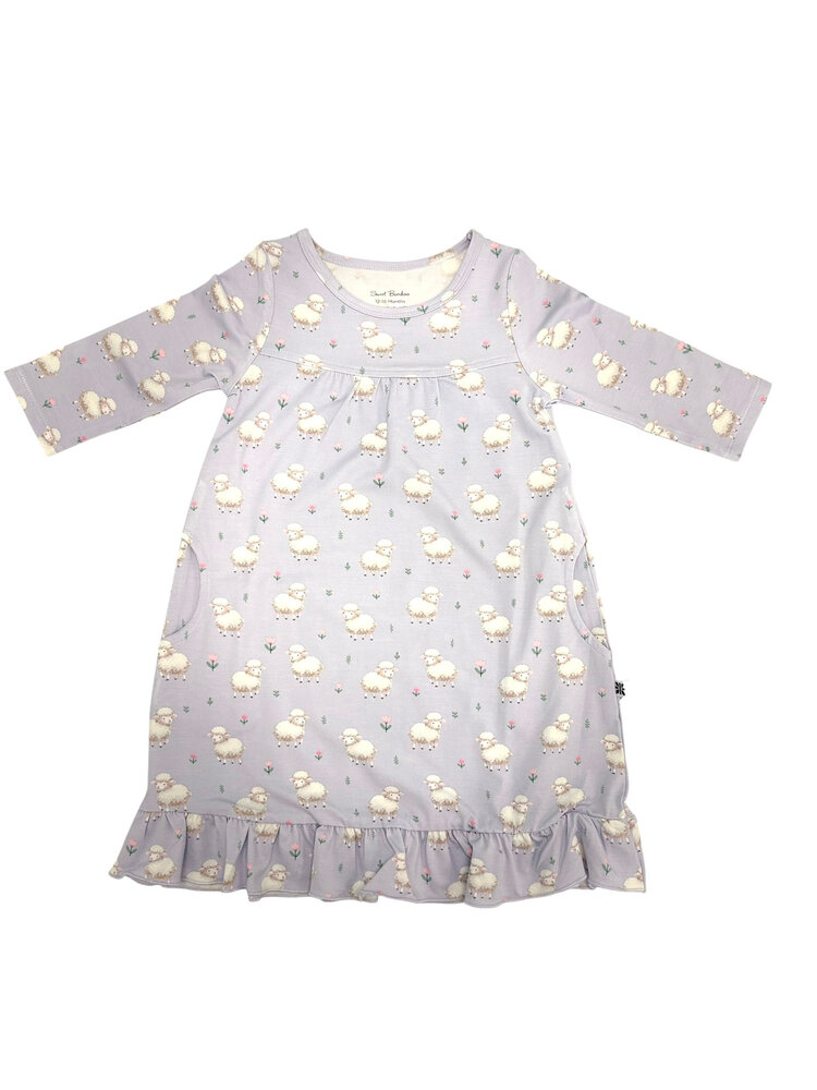 Sweet Bamboo Little Sheep Boho Nightgown