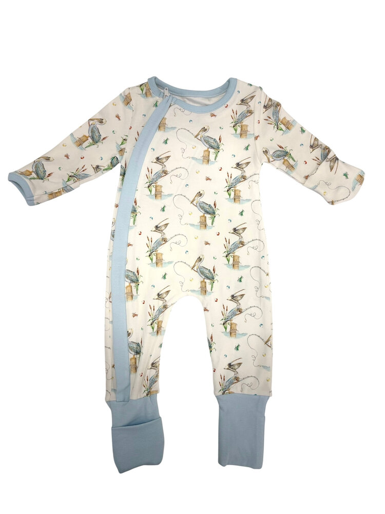 Nola Tawk Pelican Bay Zipper Footie