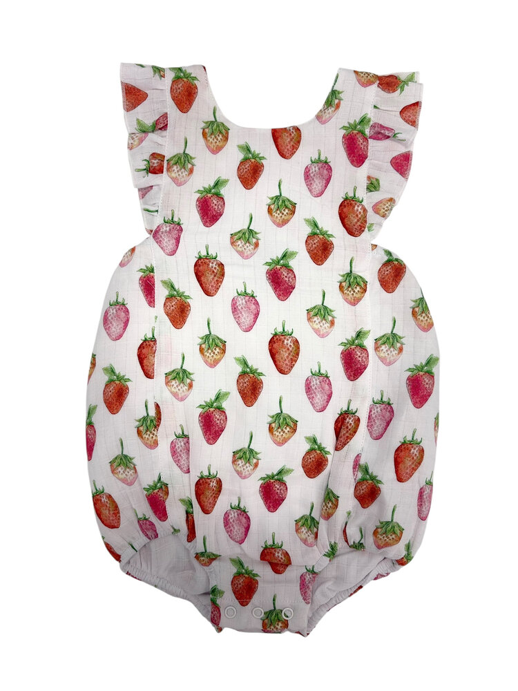 Nola Tawk Berry Cute Muslin Bubble Romper