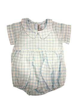 Sweet Dreams Blue Gingham Boy Bubble