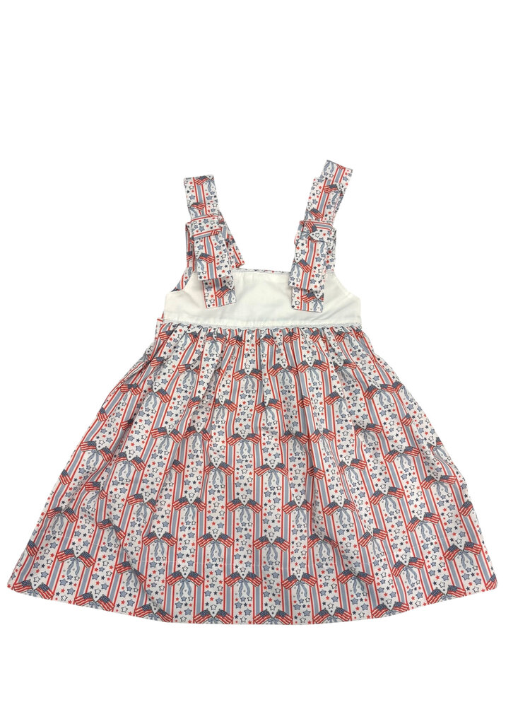 Sweet Dreams Patriotic Shoulder Bow Dress