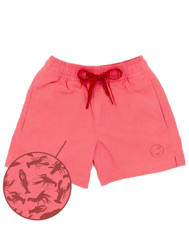 Properly Tied Crawfish Boil Swim Trunks