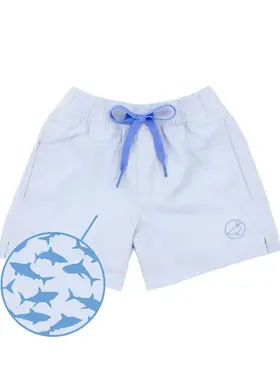 Properly Tied Shark Attack Splash Swim Trunks