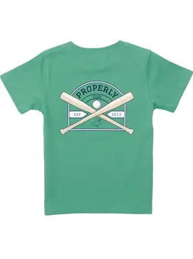 Properly Tied Baseball Shield SS Ivy Tee