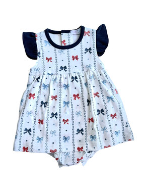 Baby Loren Celebrate Blue Bubble Dress