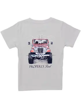 Properly Tied Rod Runner SS Tee Ice Grey