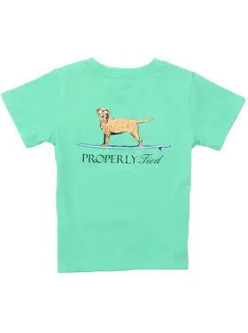 Properly Tied Waverider SS Tee Wash Green
