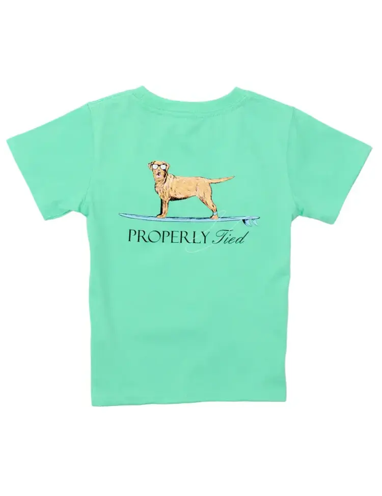 Properly Tied Waverider SS Tee Wash Green