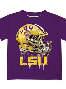 Vive Le Fete LSU Dripping Helmet Tee