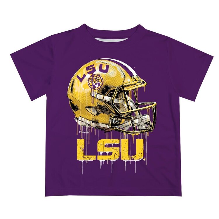 Vive Le Fete LSU Dripping Helmet Tee