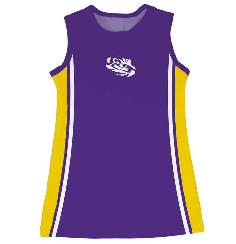 Vive Le Fete LSU Tigers Cheerleader A-Line Dress