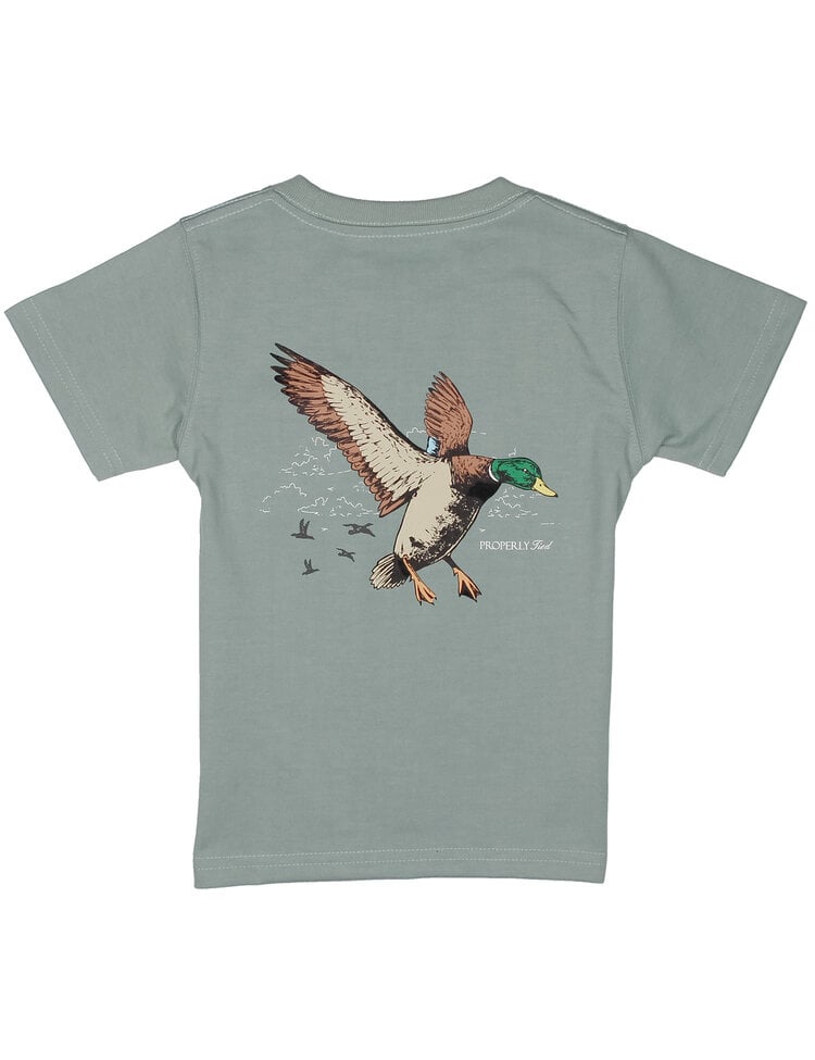 Properly Tied Mallard Flight SS Tee Fog