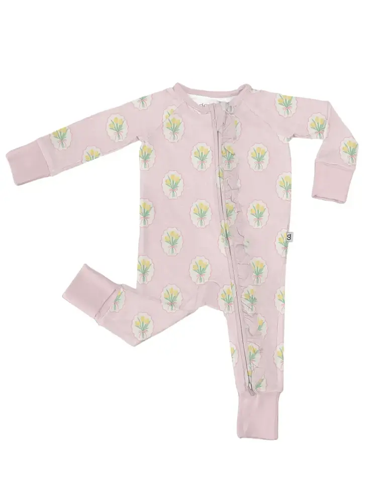 Goosies Fancy Tulips LS Zip PJ