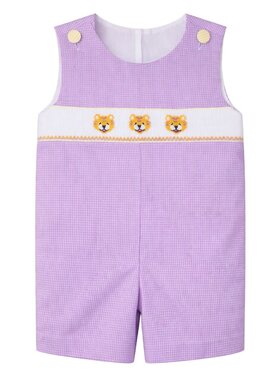 Krewe Tiger Gingham Smocked Ethan JonJon