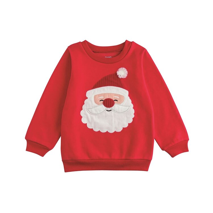 MudPie Applique Santa Sweatshirt