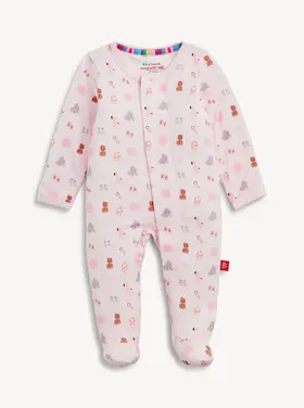 Magnetic Me Nursery Nostalgia Pink Modal Footie