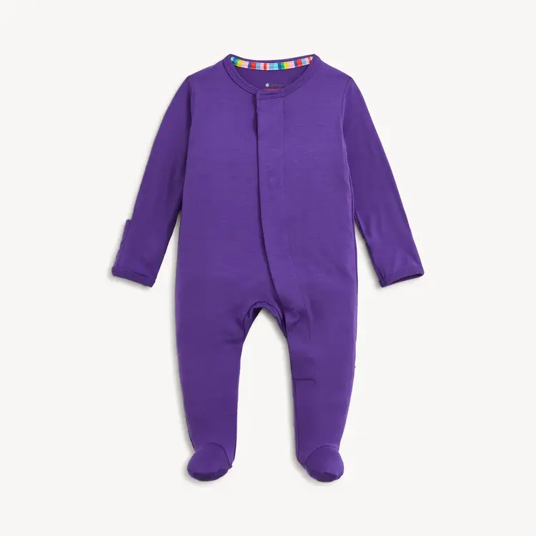 Magnetic Me Purple Solid Modal Footie