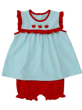 Itsy Bitsy Apple Bloomer Set