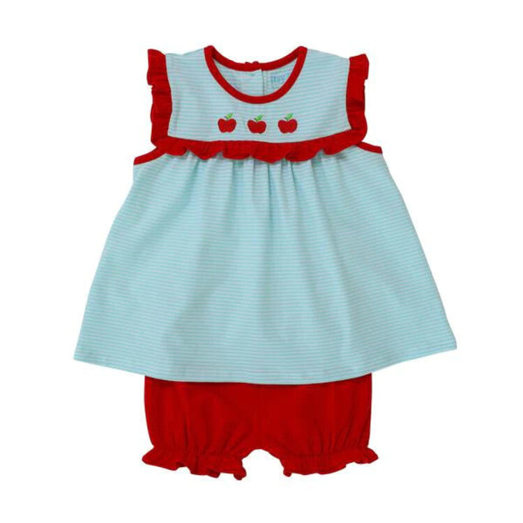 Itsy Bitsy Apple Bloomer Set