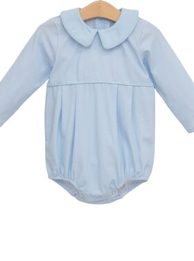 Trotter Street Archie Bubble, Light Blue Microgingham