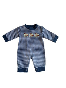 Three Sisters Turkey Lurkey Boys Romper