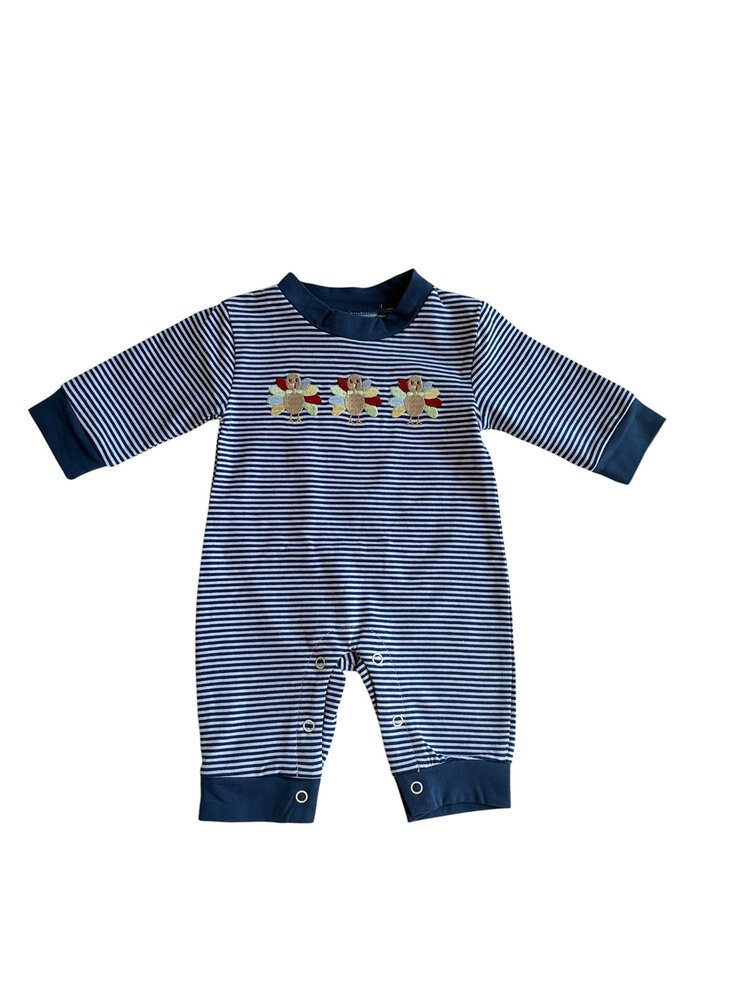 Three Sisters Turkey Lurkey Boys Romper