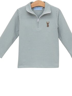 Trotter Street Deer Quarter Zip Pullover