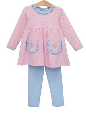 Trotter Street Flower Bouquet Pant Set