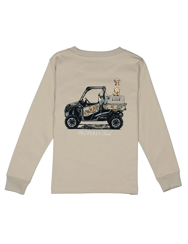 Properly Tied Trail Tradition LS Tee - Linen