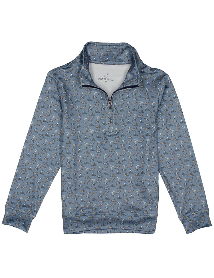 Properly Tied Boys Inlet Pullover Flock