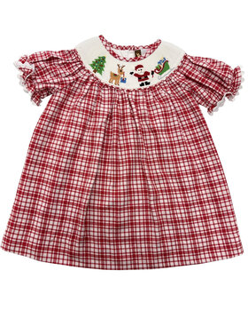 Banana Split Christmas Eve Smocked Bishop