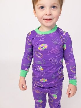 Southern Slumber Mardi Gras 2 Pc Pajama Set