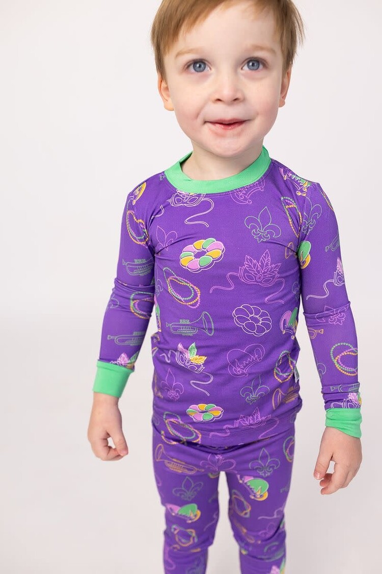Southern Slumber Mardi Gras 2 Pc Pajama Set