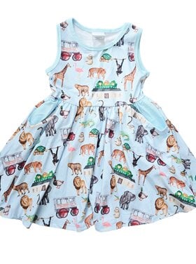 Delta Jax Audubon Zoo Swing Dress w/Pockets