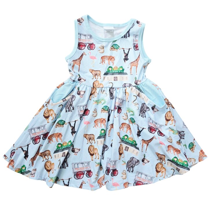 Delta Jax Audubon Zoo Swing Dress w/Pockets