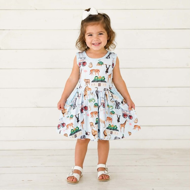 Delta Jax Audubon Zoo Swing Dress w/Pockets