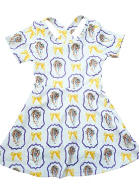 Delta Jax Tiger Bows Skort Romper
