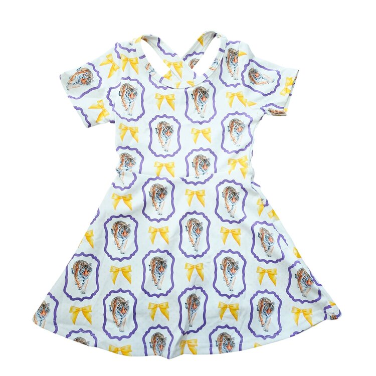 Delta Jax Tiger Bows Skort Romper
