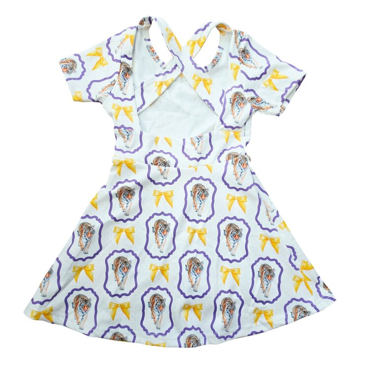 Delta Jax Tiger Bows Skort Romper