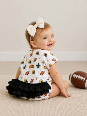 Delta Jax Saints Ruffle Bubble
