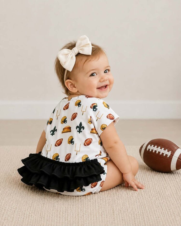 Delta Jax Saints Ruffle Bubble