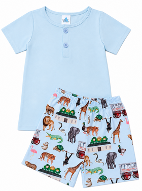 Delta Jax Audubon Zoo 2 Piece Short Set